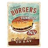ハンバーガーサインボードTIN SIGNS BURGERSアメリカ雑貨　アメ雑　アメリカン雑貨