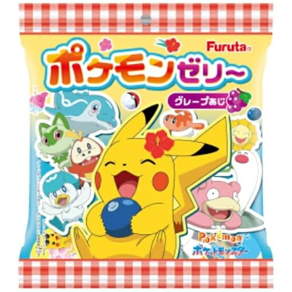 Amazon.co.jp: フルタ製菓 ポケットモンスターフルーツゼリー 88g×12袋