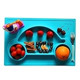 Galaxy 1 Piece Car Silicone Placemat & Tray, Blue by Galaxy