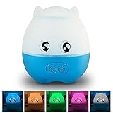 e-more 360回転ラウンドナイトライトプロジェクターランプ、ベビーNight Light Moon Starプロジェクタ、5ライトカラー変更Lovely豚形状USB LED夜間照明ランプwith