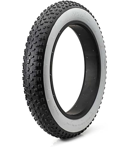 Amazon | E-BIKE 自転車用 ファットタイヤ ホワイトリボン タイヤ 