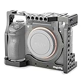 MAGICRIG カメラケージ 標準コールドシュー付き Sony A7RIII/A7RII/A7MII/A7SII/A7III/A7II カメラ用 クイックリリース拡張キット