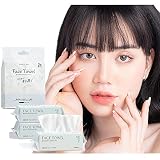 [Bijoubox] クレンジングタオル 360枚(60枚×6個パック) フェイスタオル 使い捨てタオル 敏感肌 ペーパータオル コットン100% 洗顔 メイク落とし 化粧落とし クレンジング 旅行 厚手タオル 肌荒れ対策