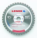 LENOX Tools Circular Saw Blade, Steel-Cutting, 6 3/4-inch, 40T (21878ST634040CT) [並行輸入品]