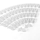 50pcs　おしゃぶりホルダー　マルチクリップホルダー　ベビー用品　しっかりに固定セット　ホワイト、透明