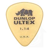 Jim Dunlop Ultex Standard Pick 12枚セット 1.14mm アルテックス スタンダード ピック ＆ Musent Custom Players Pick 付き | 421B114-ULT-12P