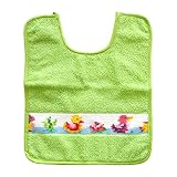 フェイラー FEILER スタイ よだれかけ BIB ENTCHEN エンチェン DUCKLINGS ビブ ダックリングス リボン結びタイプ アップルグリーン【並行輸入品】