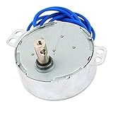 Hommy 同期モーター マイクロモーター メタル シルバートーン ブルー AC 100-127V 2.5-3RPM