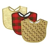 Trend Lab Northwoods Bib Set, Red/Tan, 3-Count by Trend Lab [並行輸入品]
