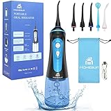 口腔洗浄器 Homesuit ジェットウォッシャー 口腔洗浄機 320ml 歯間ジェット洗浄 3つモード調節可能 IPX7防水 USB充電式