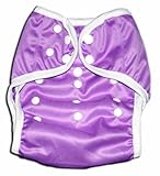 One Size Fit All- Diaper Covers for Prefolds or Regular Inserts PUL - PURPLE by BubuBibi [並行輸入品]