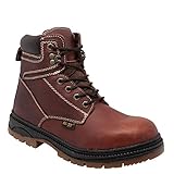 メンズ6インチAd Tec作業ブーツReddish Brown