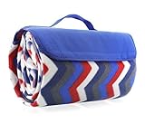 Picnic Blanket Waterproof Backing - Picnic Blanket Tote, Folding Beach Mat, Camping Rug - All-Purpos