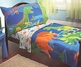 T-Rex Dinosaurs 4pc Dino Toddler Bedding Set by Everything Kids [並行輸入品]