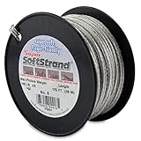 SuperSoftstrand Size 8 -125-Feet Picture Wire Vinyl Coated Stranded Stainless Steel [並行輸入品]