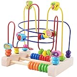 Greencherry 野菜のビーズコースター　指先トレーニング 木のおもちゃ　知育玩具　早期教育のおもちゃ　カラフルのおもちゃ　ギフト　プレゼント　出産祝い