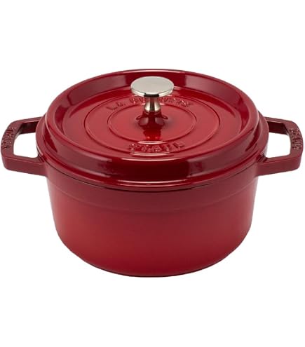 Amazon｜staub ストウブ 「 ココット ラウンド マスタード 22cm 