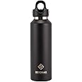 [ レボマックス] REVOMAX 水筒 マグボトル レボマックス2 592mL ワンタッチ 保冷 保温 炭酸OK 真空断熱ボトル REVOMAX2 ステンレス 炭酸水 オニキスブラック ONYX BLACK DWF-20419B [並行輸入品]