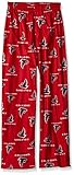 NFL Atlanta Falcons Preschool全面ロゴフランネルパジャマパンツ – レッド レッド
