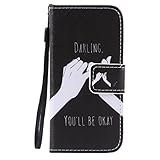 UNEXTATI iPod Touch 第5世代 / 第6世代 ケース 高品質 手帳型ケース カード収納ホルダー ストラップホール 保護カバー スタンド機能 付き マグネット開閉式 Apple iPo