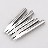 SMO　5x 25°　4mm カーバイド　スチール　CNCルータービットピラシット彫刻ビット