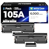 105A ブラックトナーカートリッジ HP105A 105A W1105A用 2個パック HP Laser MFP 135a 135w 137fnw 107a 107w プリンター対応 インク モノクロ コンボセット (チップ付き) | 2,000枚
