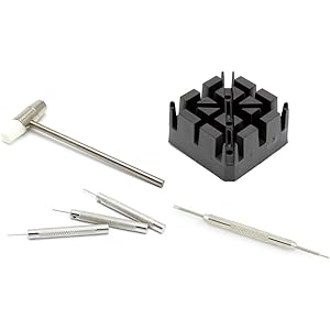 【Vanilla Vague】腕時計ベルト調整 工具 サイズ調整 時計工具/腕時計工具 6点セット