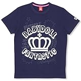 ベビードール ランダムメッセージTシャツ 男女兼用 XL ネイビー