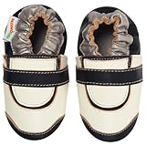 モモベビー乳幼児/トドラー ゴルフシューズ ソフトソールレザーシューズ ネイビー 0-6 ヶ月/1-2.5 M 米国 乳幼児 (インポート)