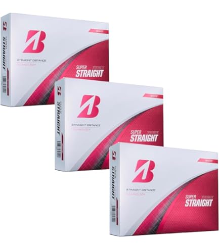 Amazon.co.jp: ブリヂストン ゴルフボール SUPER STRAIGHT スーパー