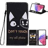 FOR Galaxy A53 5G SC-53C ケース スマホケース 手帳型 ケース FOR Galaxy A53 5G SC-53C カバー 猫 ストラップホール付きスタンド機能付き スマホカバー 財布型 マグネット付き シンプル カード収納 耐衝撃 PCduoduo