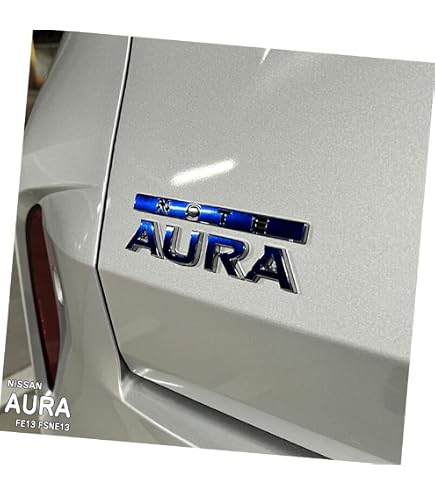 GSA ノート オーラ NISMO FE13 リアエンブレム レッドメッキ05 GSA