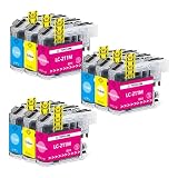 ブラザー用LC211 (3C/3M/3Y)互換インク カートリッジ 9本セット ブラザー用 B-LC211互換インク (大容量/ICチップ付/残量表示機能付/個包装) (中身：LC211C=B211C/ LC211M=B211M/ LC211Y=B211Y)