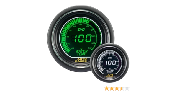 Amazon Co Jp オートゲージ デジタルゲージ 緑 白led 52mm 水温計 612シリーズ 車 バイク Amazon Co Jp オートゲージ デジタルゲージ 緑 白led 52mm 水温計 612シリーズ 車 バイク