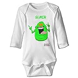NINKI ベビー服 映画 ゴーストバスタ キャラクター 長袖 ロンパース 6ヶ月~24ヶ月 100%コットン 出産祝い Size 24 Months ホワイト