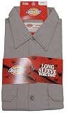 LONG SLEEVE WORK SHIRT(長袖ワークシャツ) (Small, SV（シルバーグレー）)