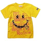《初夏盛夏対応》 GARACH(ギャラッチ) 天竺フロッキーPt半袖Tシャツ 100cm /Ye NO.AH-1621322