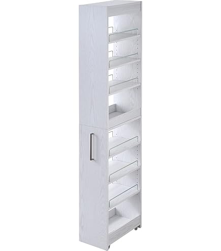 Amazon.co.jp: 山善(YAMAZEN) キッチンワゴン (隙間収納) 幅18×奥行49