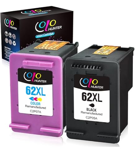 HP 62XL ブラック増量 インクカートリッジ4個（R5.6までの期限切れ） Amazon.co.jp: HP 純正 インクカートリッジ HP 62XL ブラック 増量