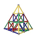 playmaty Magnetic Building Blocksおもちゃ125 Piece Buildingキット拡張Playingおもちゃ磁気Toy Set for Kids and大人用