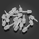 100pcs rgb led diode 8mm red\/green\/blue 4 pin light emitting