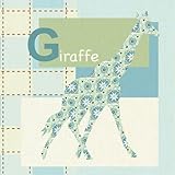 Oopsy Daisy Gentle Giraffe Wall Art, 18 by 18 [並行輸入品]