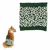 【LIFELIKE公式】招福唐草はらまき 犬 腹巻 秋 冬 ライフライク はらまき 小型犬 中型犬 大型犬 冷房対策 冷え対策 あったか 和柄 唐草 たぬき ダルマ 服 犬服 犬の服 犬 服 ライフライク (グリーン, L)