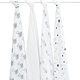 aden and anais Swaddle Blanket in Royal by aden + anais