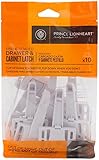 Prince Lionheart Spring Loaded Drawer and Cabinet Latch, 10 Count [並行輸入品]