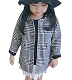 Plus Nao(プラスナオ) ジャケットコート ステンカラーコート 秋冬 アウター 子供服 子供用 グレンチェック柄 モード系 シック おしゃれ ガ ブラック系 110