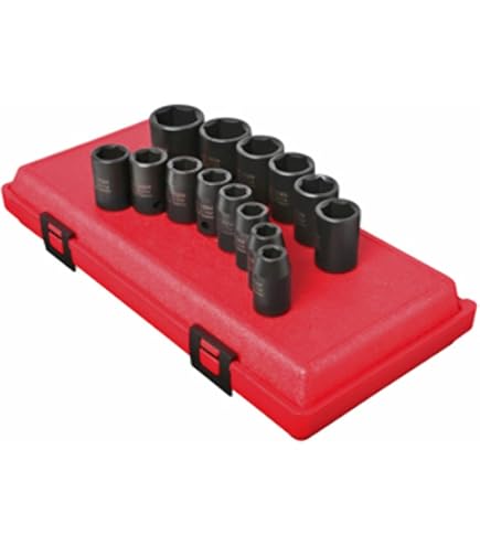 Sunex 2653 1/2 Dr. 14 Pc. Metric Deep Impact Socket Set | JB Tools