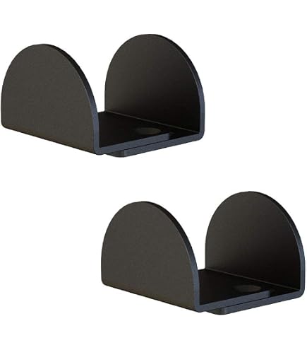 Wall Split Flange Escutcheon Plate For 1 Inch Pipe – 4-Pack Black ABS, 3.38 Inch OD, Self-Adhesive Pipe Cover For Water Pipes, Laundry, Bathroom, Kitchen
