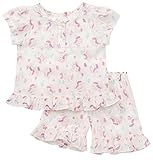 【あるこんたるこん】 オーガニックコットン ベビー キッズ ルームウェア オリナ 女の子 パジャマ ガーゼ (110)