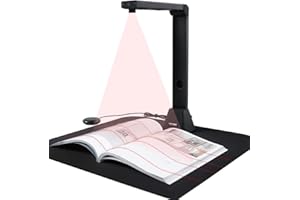 iOCHOW ドキュメントスキャナー ブックスキャナー S5 2200万画素 非破壊 自動平坦化 A3サイズ対応 多言語OCR機能 USB書画カメラ